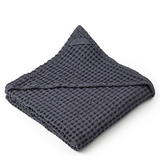 Saga Hooded Towel - Stone Grey