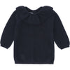 Fiol Collar Cotton Knit - Navy
