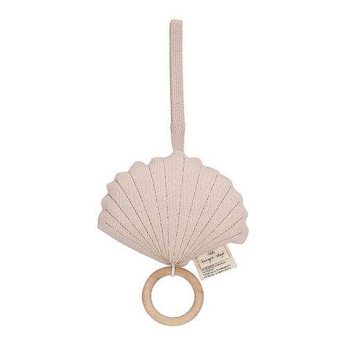 Clam Bell Music Toy -  Light Rose