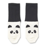 Silas Socks Panda - Creme De La Creme/Black