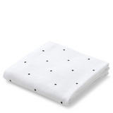Molly Swaddle Print -  Classic Dot Crisp White