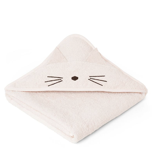 Augusta Hooded Towel - Cat Sweet Rose