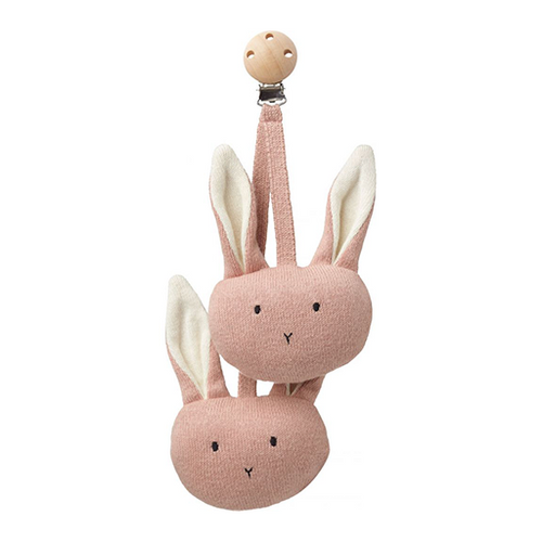 Rosea Pram Toy -  Rabbit Rose