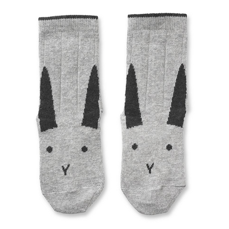 Silas Socks Panda - Creme De La Creme/Black