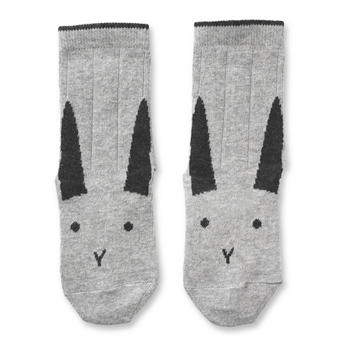Silas Socks - Rabbit Grey Melange