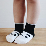 Silas Socks Panda - Creme De La Creme/Black